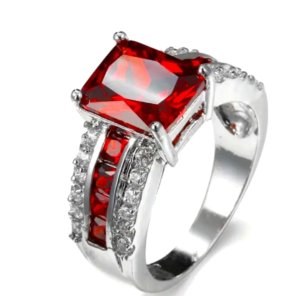 925 sterling silver plated ring